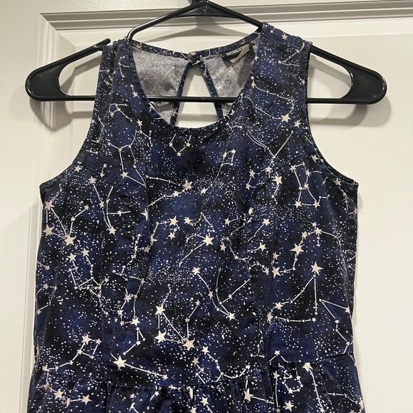 Retrolicious Mini Dress Women's Small Constellations w/ Pockets in Navy Blue - Picture 2 of 5
